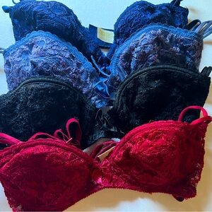 Vintage Victoria’s Secret GOLD LABEL “Patricia” lightly lined Demi cup bra LOT